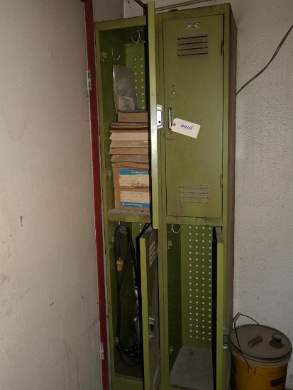 Metal Locker & Contents