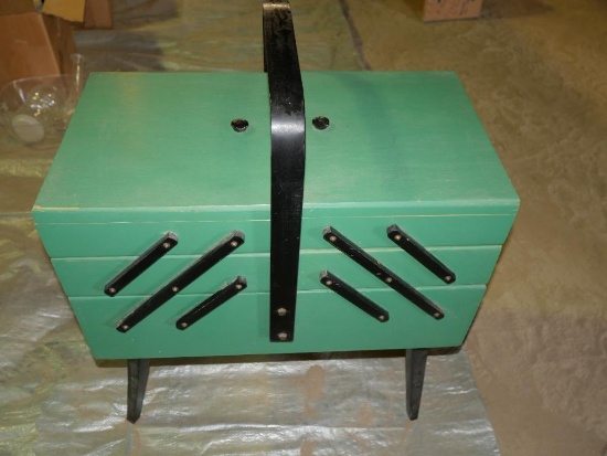 Mid Century Sewing Box