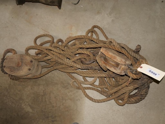 Antique Block & Tackle