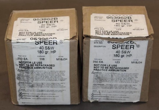 More Than 325 Cartridges Speer 40 S&W Ammunition