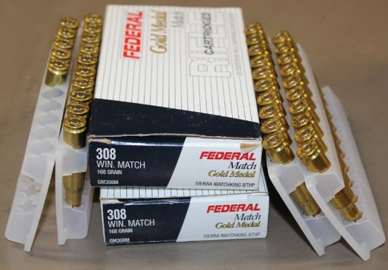 35 Rounds Federal 308 Win Match Ammunition