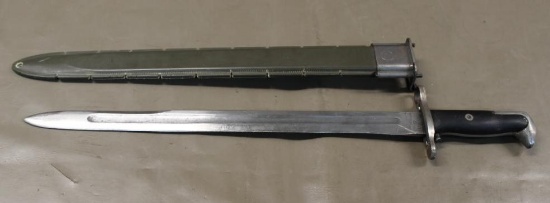 PAL 16" WWII M-1 Garand Bayonet with Scabbard