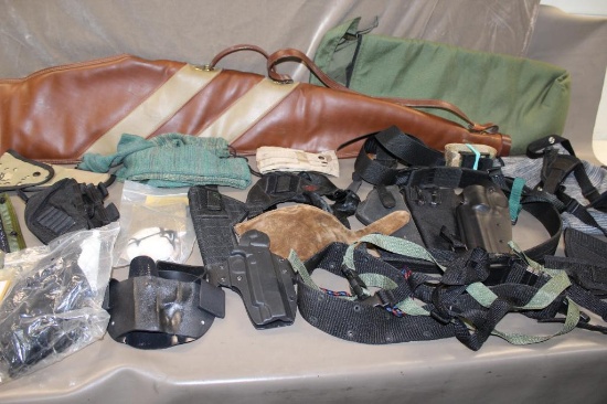 Mixed Holsters, Belts, Cases, and More Firearms Accessories