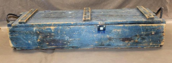 Empty Wood Ammo Crate