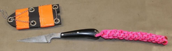 Custom Neck Knife in Sheath