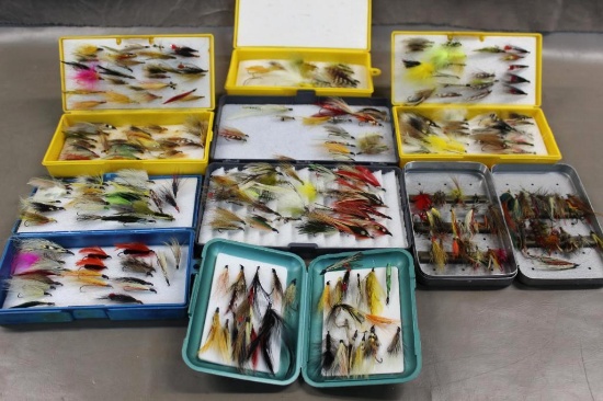 7 Fly Caddies with Dry Flies for Fly Fishing