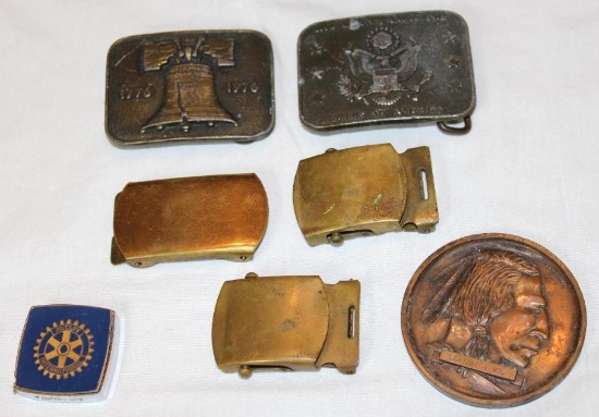 Pair of 1776 Belt Buckles and More