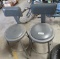 Two Retro Shop Stools
