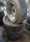 Four Hole Steel Rims and tires