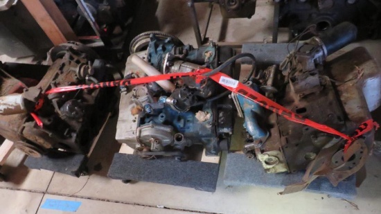 Three Formula Ford 4 Cylinder Engines