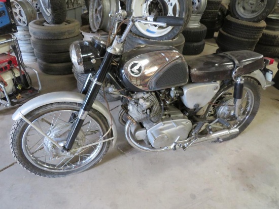 1965 Honda 305 Super Hawk Motorcycle