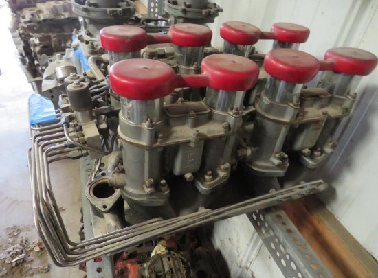Small Block Chevrolet Intake Manifold with Weber Carburetors
