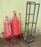 Racing Fuel Speed Cans and Drum Cart