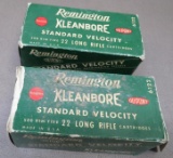 Vintage Remington Kleanbore 22 LR Ammunition