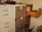 Three Metal Filing Cabinets with Contents