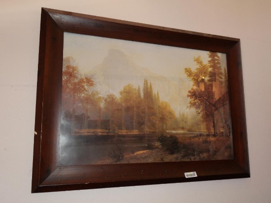 43x31" Print with Wood Frame