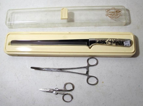 Carvell Hall by Briddell Kitchen Knife in Case