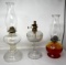 Three Oil Lamps