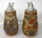 Budweiser 100 & 200 Year Steins