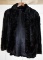 Classic Black Fur Coat of Unknown Type