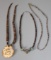 Three Natural Bead Necklaces