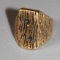 Substantial Gold Ring Marked 14K, Missing Stones