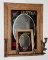 Pair of Framed Mirrors with Metal Hooks and Hangers
