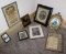 Mixed Framed Decor Including Antique Adverts