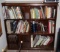 Book Shelf with Collection of Western History, Civil War History, and More