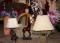 Three Decorative Animal Table Lamps, Mirror, and More