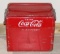Excellent Antique Steel Coca-Cola Cooler