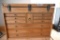 Wood Multi Drawer Tool Box Loaded with Precision Tools