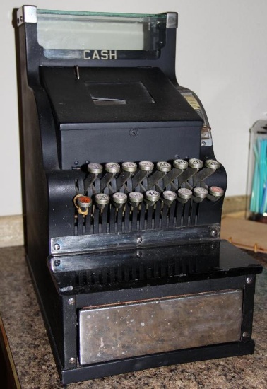 Old-Timey Cash Register with Key