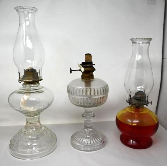 Three Oil Lamps