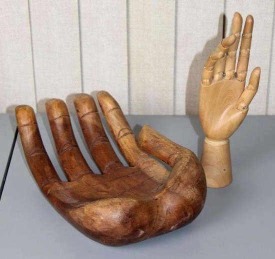 Pair of Wood Hands