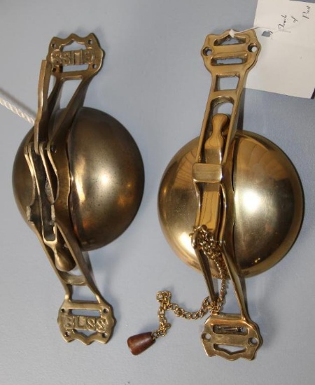 One Old and One Contemporary Brass Bells