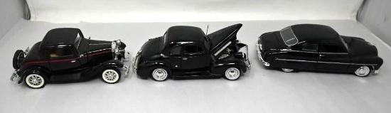Three 1/43 Scale Die Cast Cars