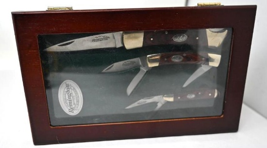 Remington Three Piece Knife Set with Box