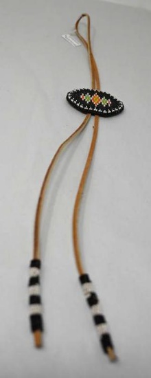 Shoshone Beadwork Bolo Tie