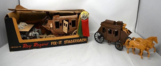 Ideal's Roy Rogers Fix-It Stagecoaches