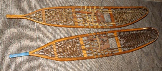 Antique Wood Snowshoes