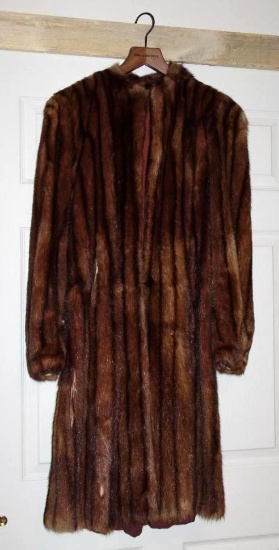 Unknown Lady's Long Fur Coat