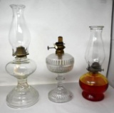 Three Oil Lamps
