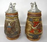Budweiser 100 & 200 Year Steins