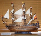Beautiful Large Wood Replica of the Ship The San Filipe