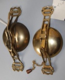 One Old and One Contemporary Brass Bells