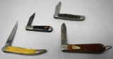 Four Piece Pocket Knife Grouping