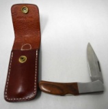 Kershaw 4200 Pocket Knife with Leather Case