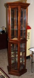 Half Hexagon Display Cabinet