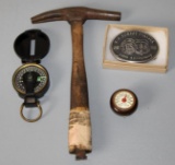 US Forestry Service Belt Buckle and Mixed Tools